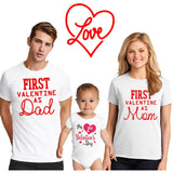 Valentine's Day Dad&mom T-shirt