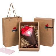 Valentine's Day Gift - 7 pcs/ Box Soap Flower Gift Box - seasonBlack