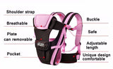 Front Facing Baby Carrier 4 in 1 - 0-30 Months - seasonBlack