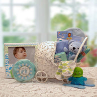 Bundle of Joy New Baby Basket- Blue