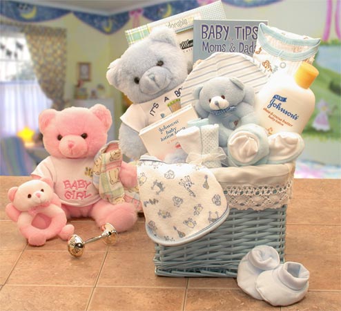 Sweet Baby of Mine New Baby Basket - Pink