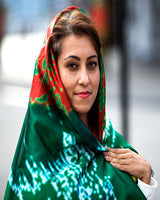 Women's Scarf/Hijab - Bangladesh Cricket Fans of CWC19 - seasonBlack