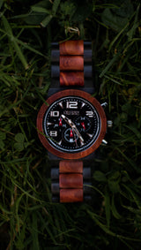 Slan - Men's Designed Wooden Watch