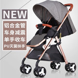 Light Weight Travel Baby Stroller - 5.2 Kg - Fast Delivery - seasonBlack
