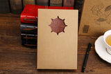 Traveler's Spiral Notebook - Vintage Pirate Anchors - PU Leather - seasonBlack