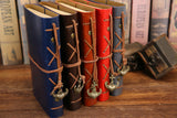 Traveler's Spiral Notebook - Vintage Pirate Anchors - PU Leather - seasonBlack