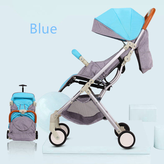 Lightweight Luxury Baby Stroller - 5.4kg - seasonBlack
