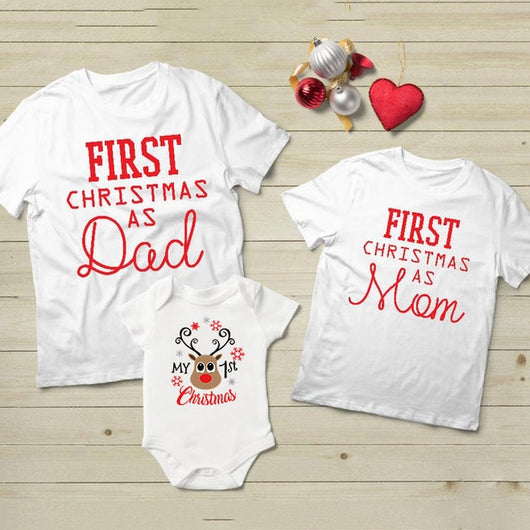 Matching Family Tee - First Christmas