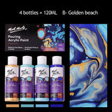 Acrim- Premium Acrylic Pouring Paint Set - seasonBlack