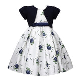 Kid's Designer Floral Dress with Waistband