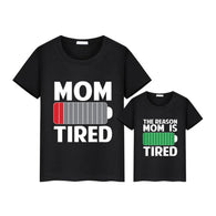 Mommy & Me Matching Tee - Battery Charge Status