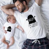 Daddy & Me Matching Family Tee - Monster