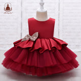 Girl's Tiered Toddler Fashion Party Children Dress