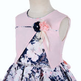 Girls 2 in 1 Floral Pearls Dress