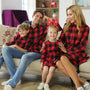 Festive Family Matching Plaid Outfit