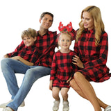 Festive Family Matching Plaid Outfit