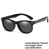 Kids Polarized Sunglasses - UV400 - Unisex Goggle - seasonBlack