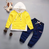 Toddler Letter Hoodies Hooded Clothing Set
