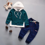 Toddler Letter Hoodies Hooded Clothing Set