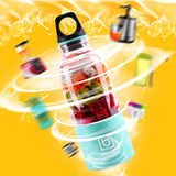 Mini Juicer & Bottle/Blender - USB Rechargeable - 500 ML - seasonBlack