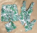 Matching Family Swimwear - One-piece/ Shorts/ Bikini/ Halter - seasonBlack