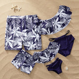 Matching Family Swimwear - One-piece/ Shorts/ Bikini/ Halter - seasonBlack